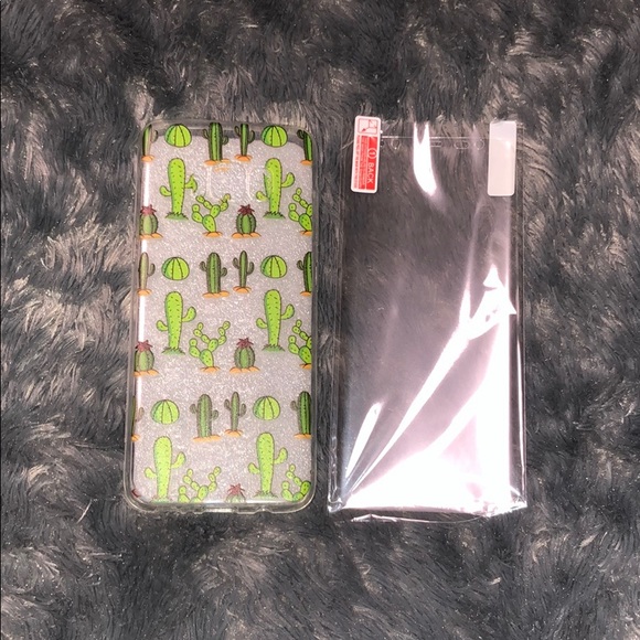 Samsung Galaxy S8 Cactus Clear Silicone Case - Picture 4 of 4